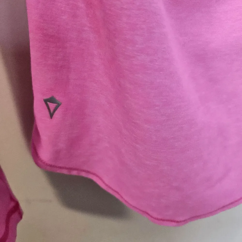 Ivivva Girls Long Sleeve Activewear Top Neon Pink Size 14 Womens XS